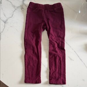 Cat & Jack Burgundy Pants 4T